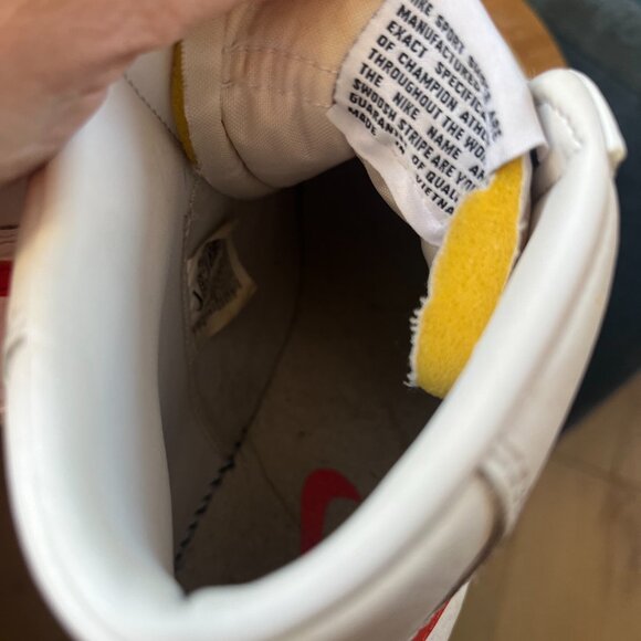 Nike Blazer Mid '77 Vintage White Mantra Orange 2020 Size 11 - Picture 8 of 9